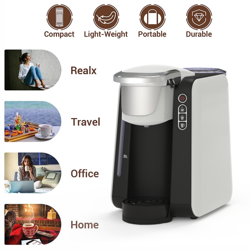 Hotel room original automatic instant single cup 2 in 1 k-classic keurig coffee maker machine for sale