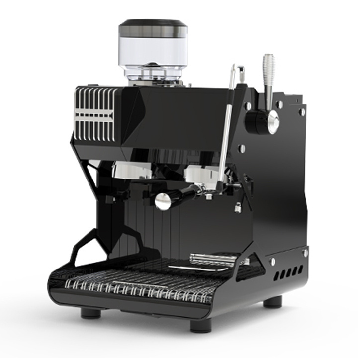 High quality commercial touch screen automatic cappuccino espresso coffee maker machine with grinder