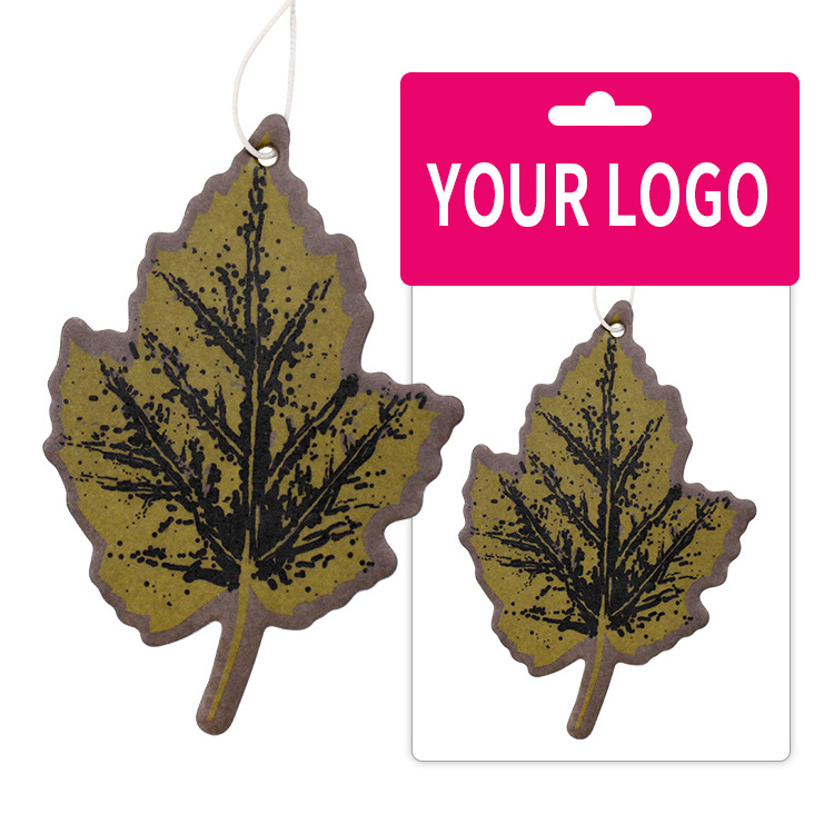 Hot sale custom car freshener car custom logo trees car air freshener bag