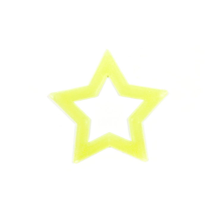 Hollow four colors choose 40 pcs a set glitter star glow in the dark star sticker