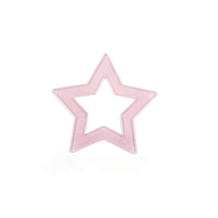 Hollow four colors choose 40 pcs a set glitter star glow in the dark star sticker