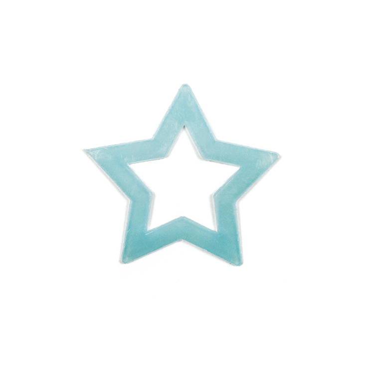 Hollow four colors choose 40 pcs a set glitter star glow in the dark star sticker