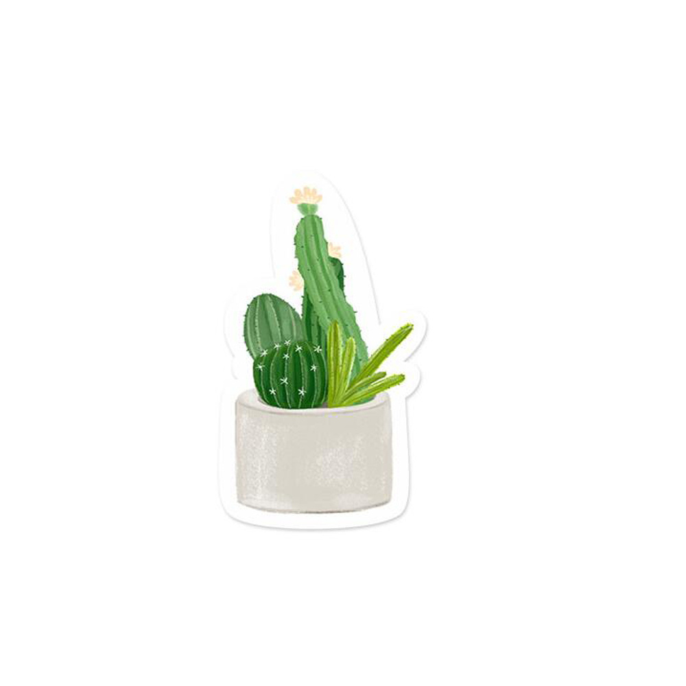 Cute korean kawaii recycling portable mini wall plant stickers