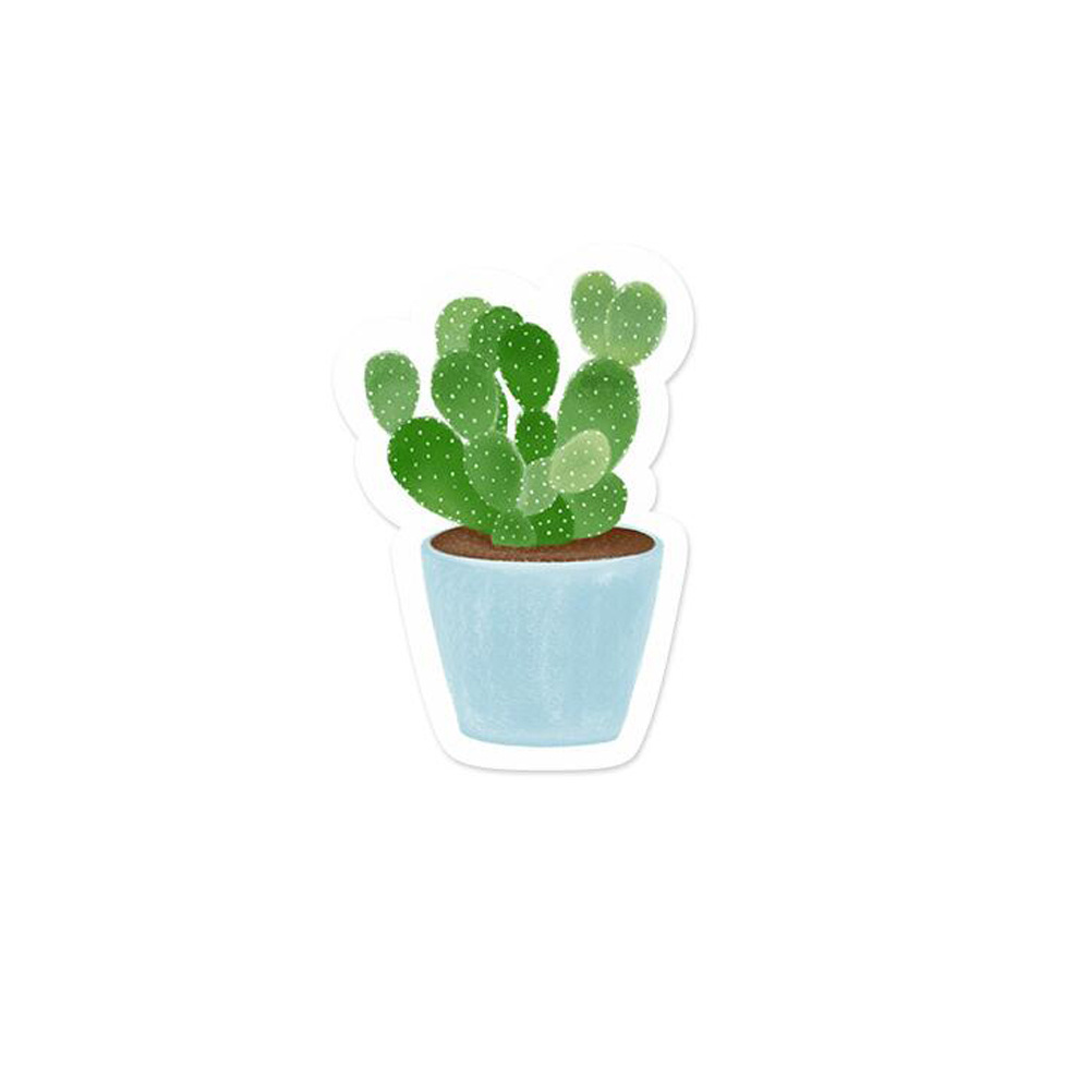 Cute korean kawaii recycling portable mini wall plant stickers