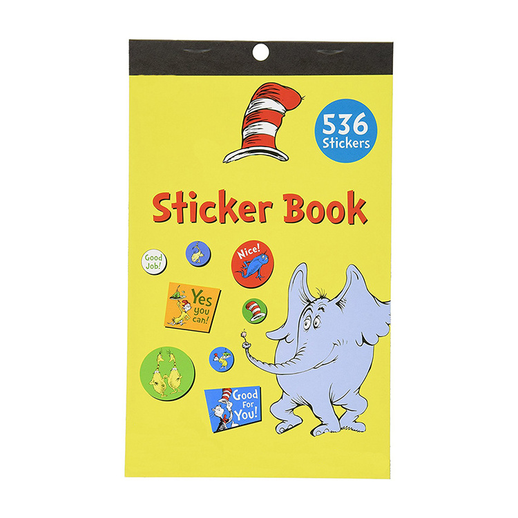 Hot Sale Custom Scented scratch and sniff kids activity sticker book