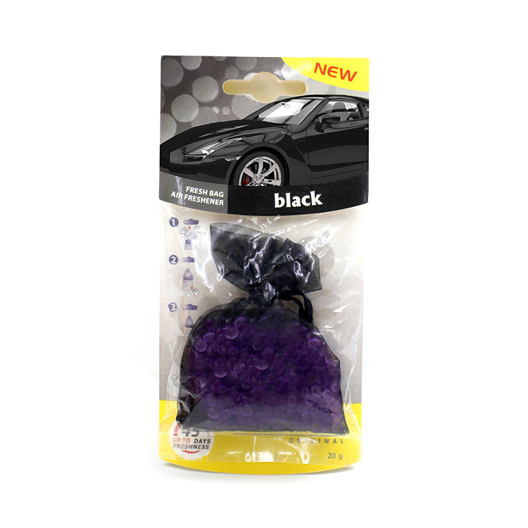 Custom auto soild perfume gel air freshener scent organic aroma beads air freshener for car