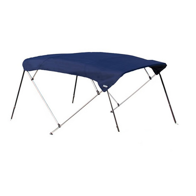 Marine Hardware 600d 4 Bow Bimini Top Cover 3 Bow Boat Canopy With Rear Support Poles Aluminum Bimini Top Boat