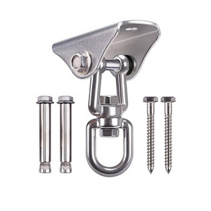 Stainless Steel Swivel Hooks 360 Degree Rotate for Concrete and Wooden Swing Sets Playground Porch Yoga Hammock