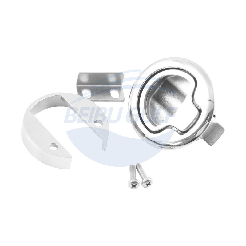 Beibu Gulf Marine Hardware Boat Locking Stainless Steel Flush Pull Slam Latch Hatch Lift Boat hatch latch lock