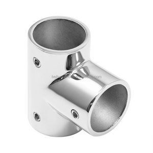 Stainless Steel 90 Degree Pipe Tube Connector Clamp Boat Marine Hardware Tee Connector With Good Price