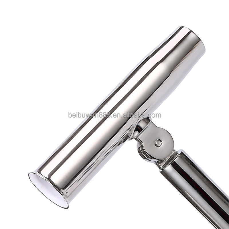 Adjustable Outrigger Stylish Rod Holder Highly Polished Stainless Steel Fishing Rod Holder