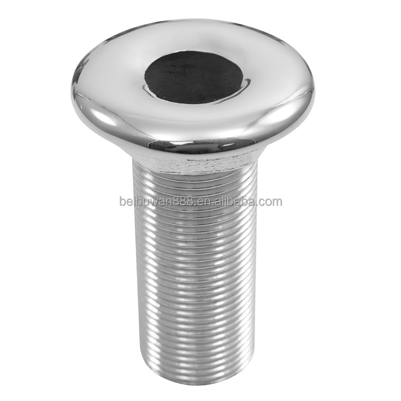 Beibu Gulf Hardware marine through thru hull outlet fitting 316 stainless steel for boat