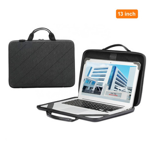 602 EVA Laptop Case 13"inch Hard shell waterproof and shockproof laptop sleeve bag with shoulder strap for Apple HP