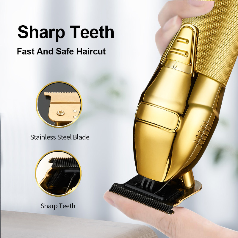 Gold S9 Professional Hair Clippers For Men Barbershop Electric Trimmer Hair Cutter Machine Zero Gap S9 Hair Trimmer