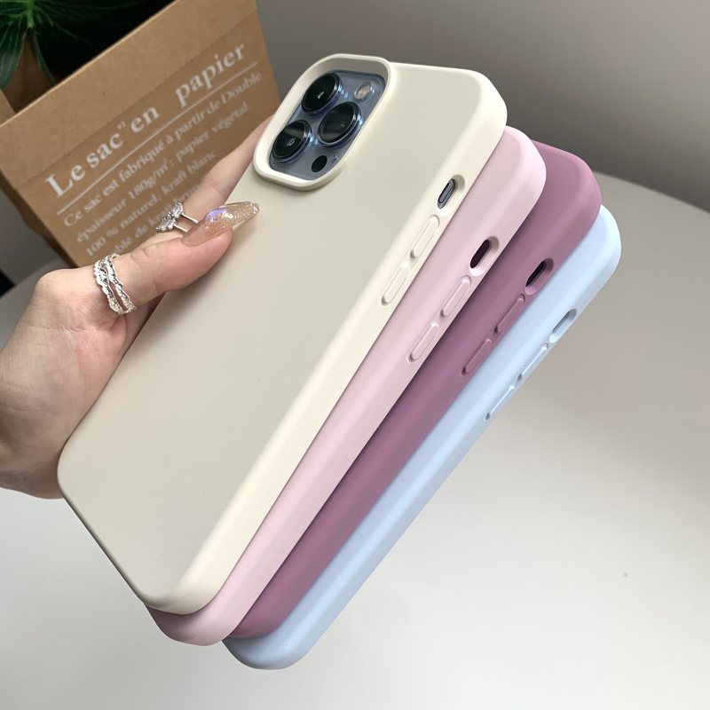 For apple 7 6 6S 8 Plus Case Luxury Liquid Silicone Soft Cover For iPhone 11 12 Pro X XR XS Max Shockproof Phone Case