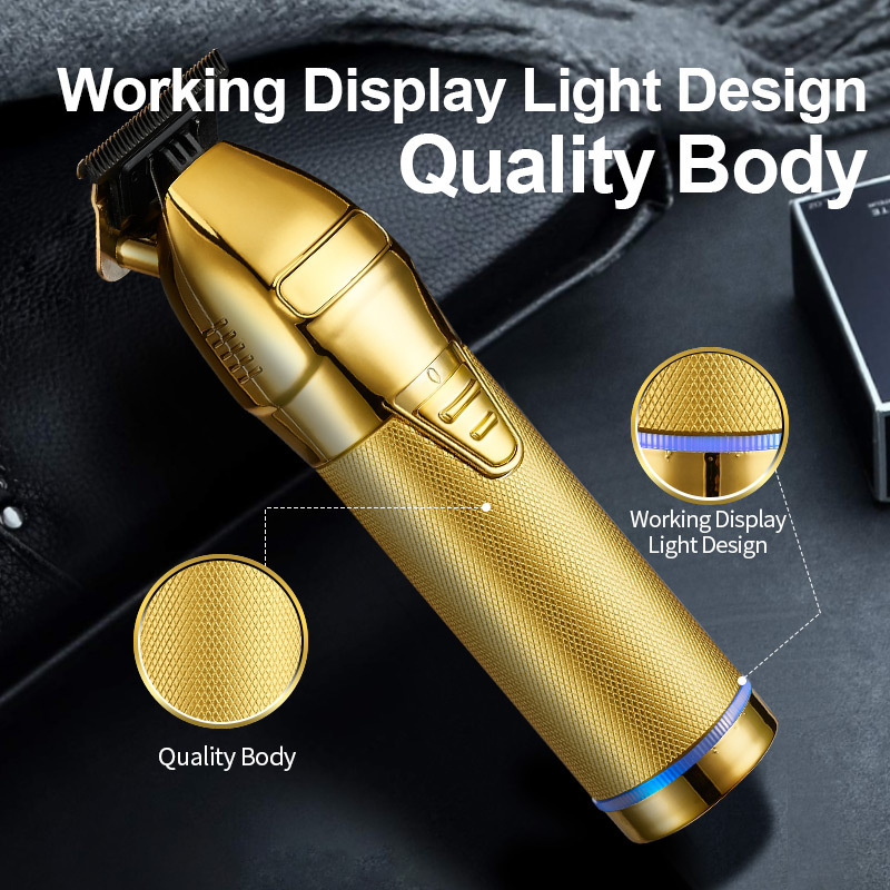 Gold S9 Professional Hair Clippers For Men Barbershop Electric Trimmer Hair Cutter Machine Zero Gap S9 Hair Trimmer