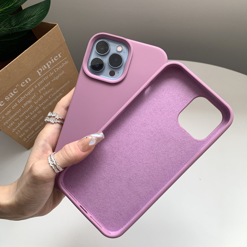 For apple 7 6 6S 8 Plus Case Luxury Liquid Silicone Soft Cover For iPhone 11 12 Pro X XR XS Max Shockproof Phone Case