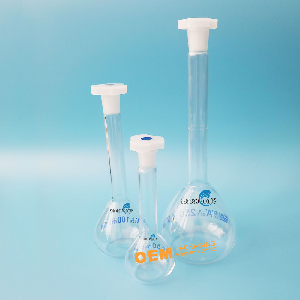 SN1621 100Ml 500Ml 1000Ml Customize Miniature Science Laboratory Volumetric Flask