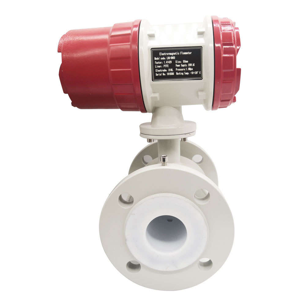 LDG-DN50 Digital Water Electromagnetic Flow Meter Magnetic Flowmeter With LED Display Used For Sewage