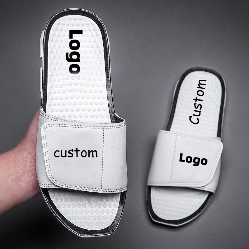 OEM custom Sandal Slides House Indoor Slippers Mens Printed Slippers High Quality Men Slide Sandals