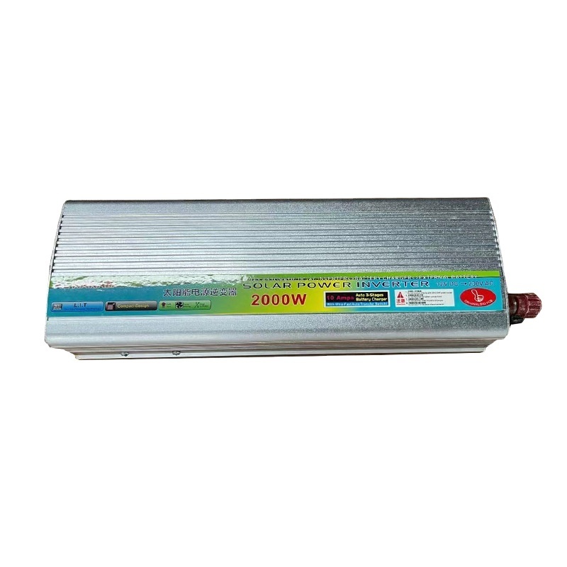 Solar inverter 100% pure sine wave power inverter 2000w 4000w DC 12v 24v to AC 220v car  camp inversor