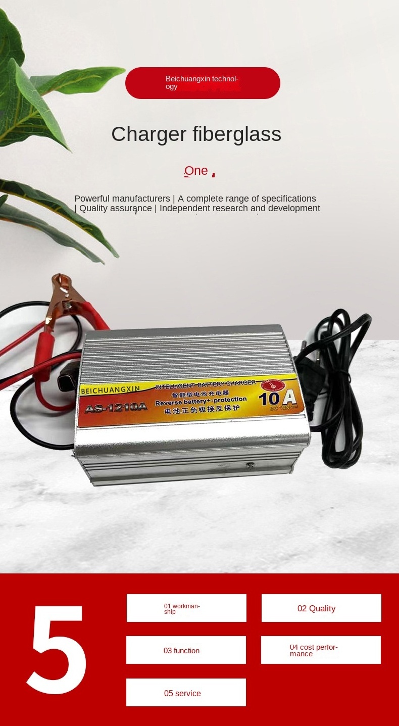 12V 10A 20A DC to AC Battery Charger with solar System Kit  Dual battery RV lithium charger