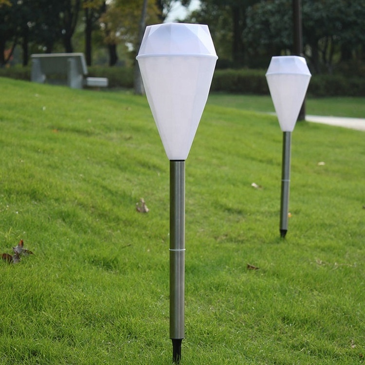 Solar Stake Light Outdoor Warm White LED Lights for Garden Pathway Landscape