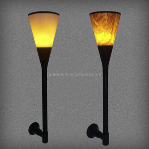 best seller garden/yard/wall/decoration use solar torch flame light solar burning fire lamp