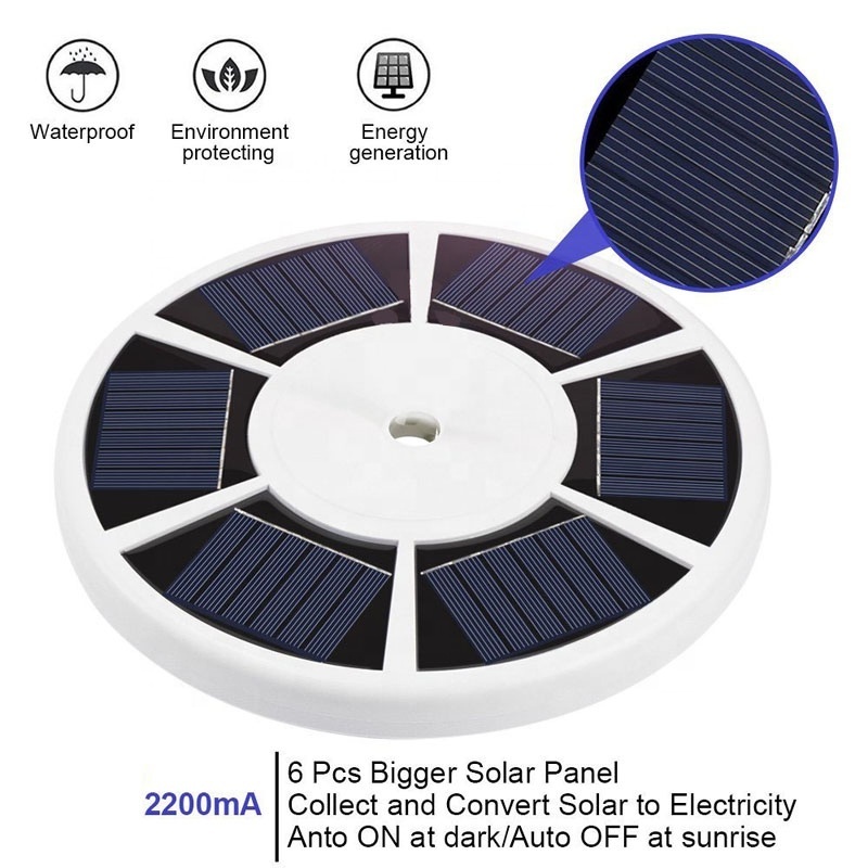 Solar Flag Pole Light With 26 Flag LED Lights, Auto Active and Waterproof