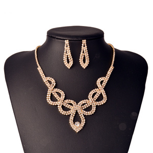 New wedding accessories pakistani crystal bridal jewelry sets