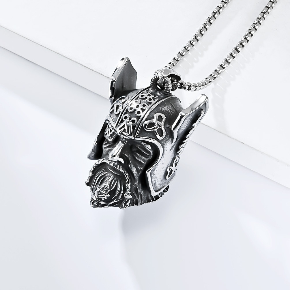 Bell angel wing knight bell necklace motorcycle bike riding guardian bell pendant necklace