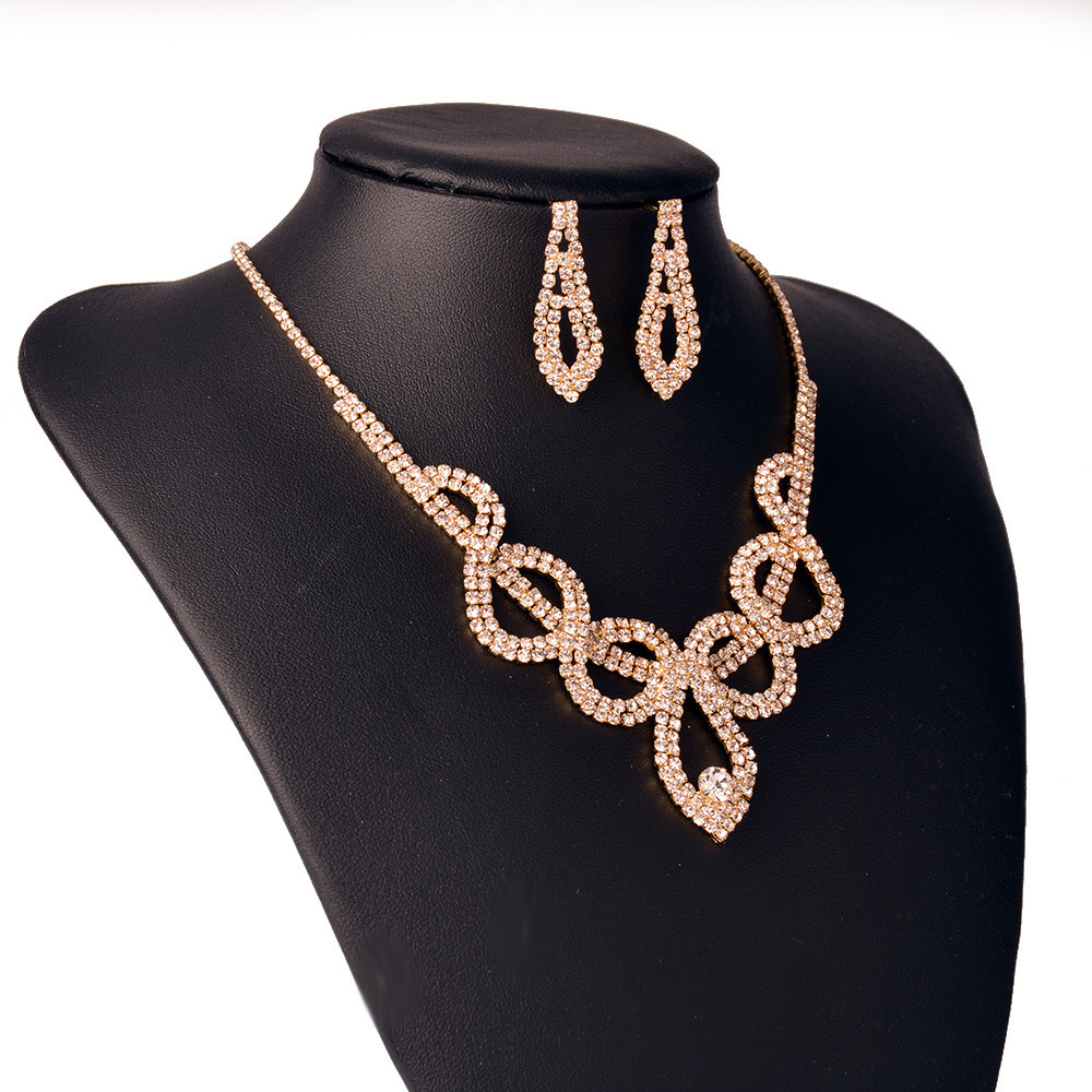 New wedding accessories pakistani crystal bridal jewelry sets