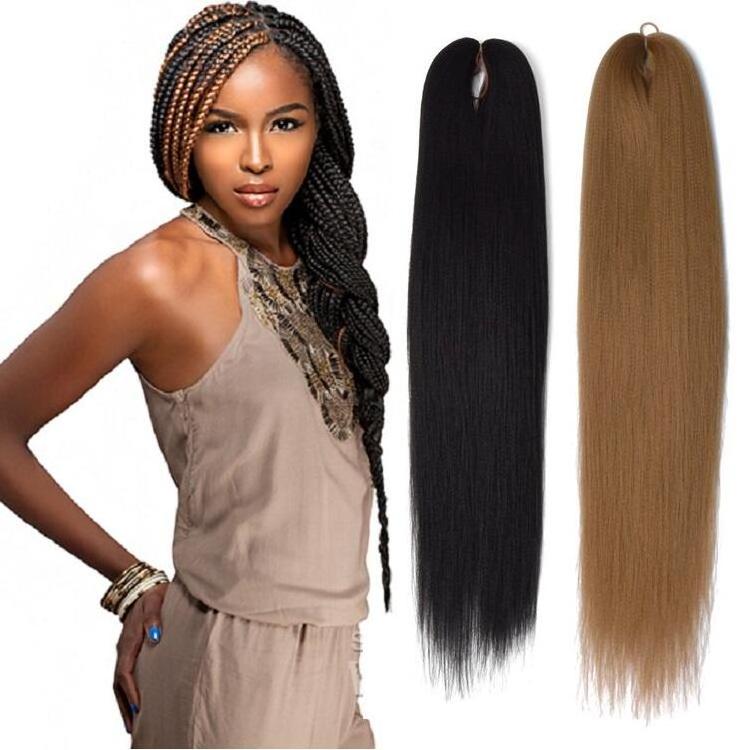 Top Quality Extension Hair Crochet for African Hair Expression Ombre Braids Easy Braid Pre Stretched Synthetic Braiding Hair