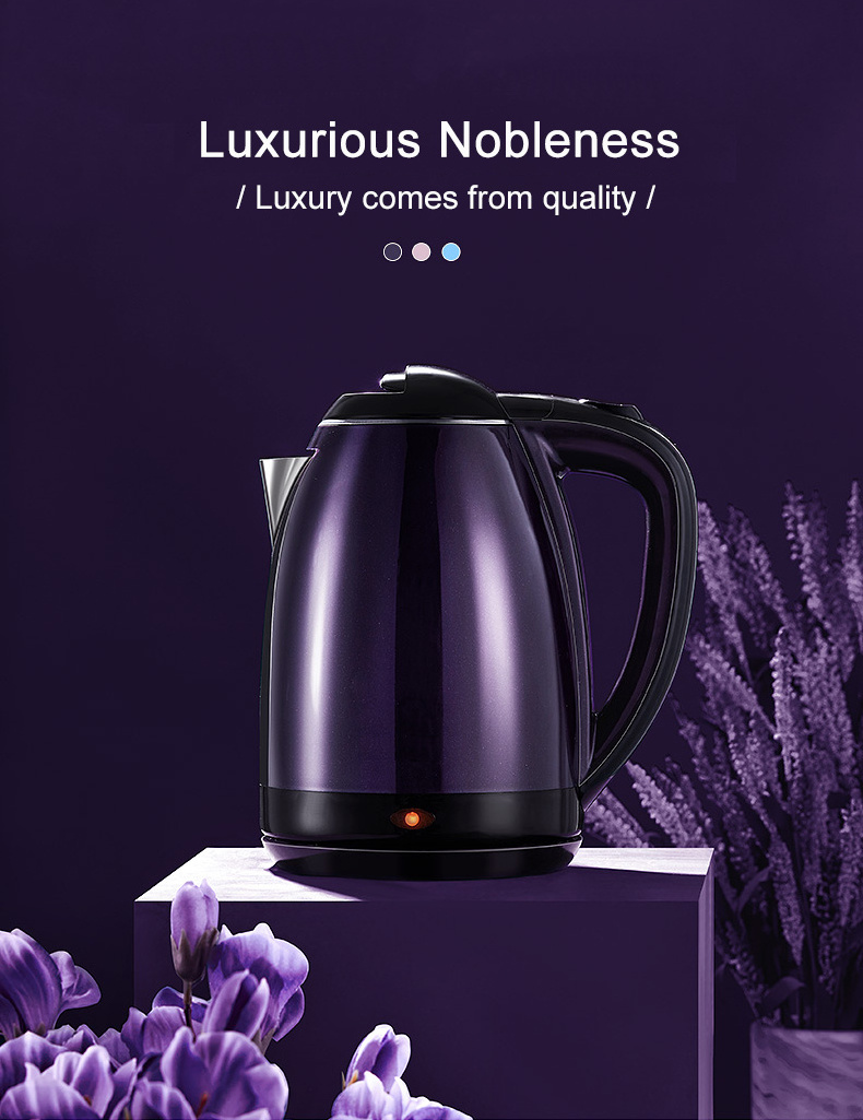 Home Appliances 1.8L 1500W Boil-Dry Protection Automatic Shut-off hotel luxury electric kettle keep warm longtime