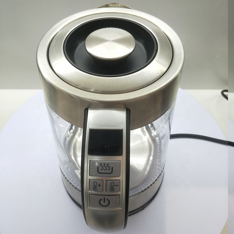 1.8L Digital Keep Warm Function Smart Electric Tea Kettle Glass With Adjustable Temperature Home Appliances