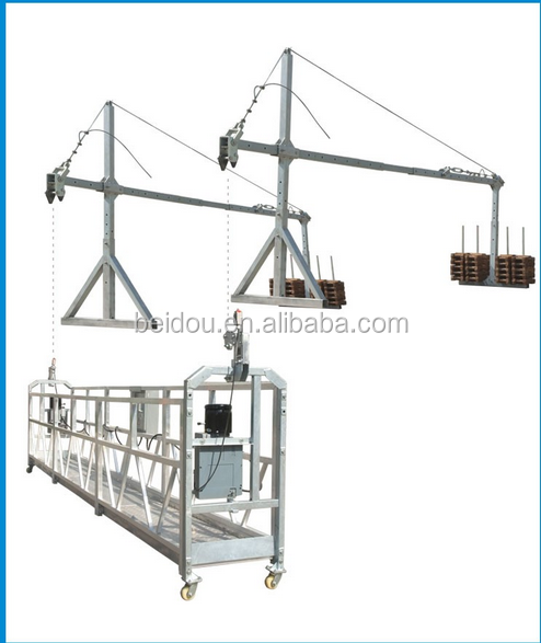 Zlp 630 facade lift suspended platform electric lifting scaffolding