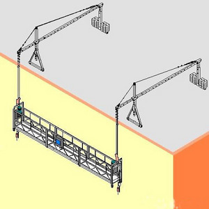 Scaffold Swing Stage Cradle Construction Suspended Platform Building Steel Electrical Work Gondola Equipment Xingdou CN;SHN