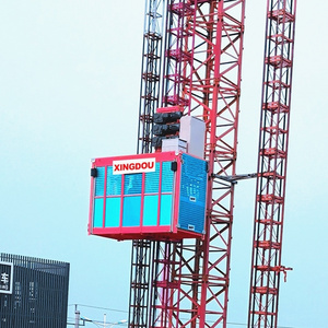 Outdoor SC200 Building Exterior tower elevator construction elevator for personnel and cargo