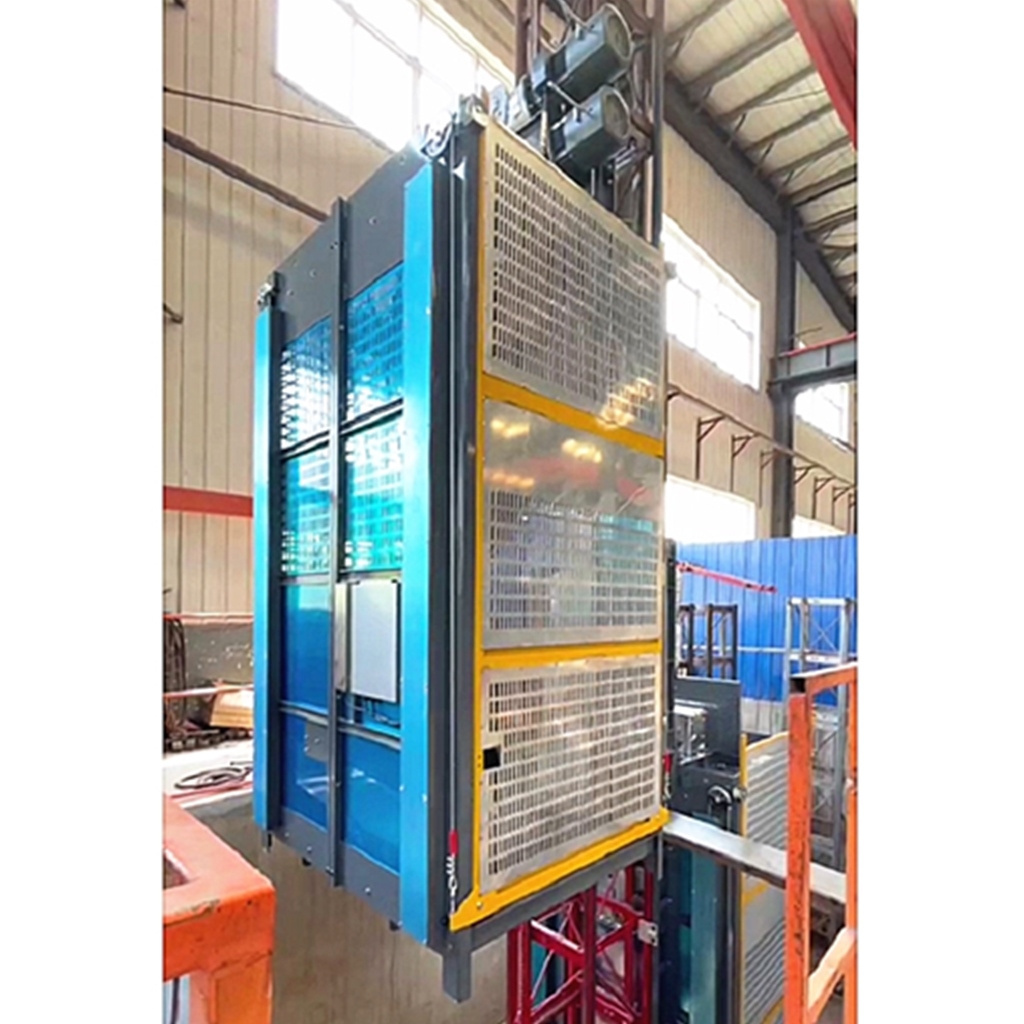 Outdoor SC200 Building Exterior tower elevator construction elevator for personnel and cargo