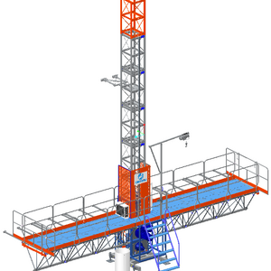 Wide used Mast climbing scaffolding work Platform MCWP mast climber