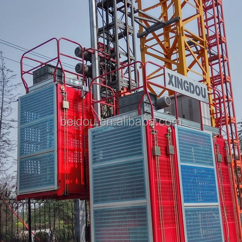 material hoist for construction building site used small elevator concrete lift