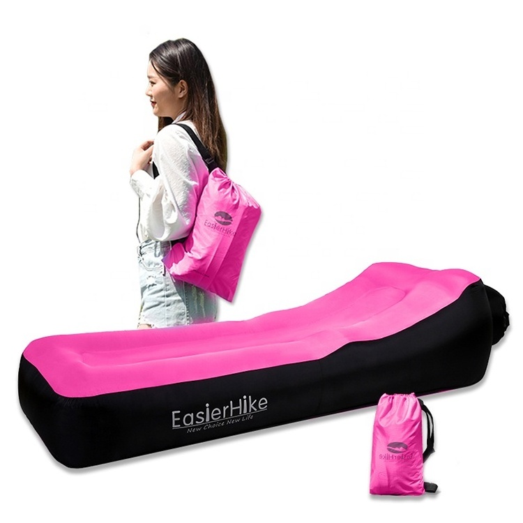 new style air lounger sofa outdoor foldable inflatable lounger for camping