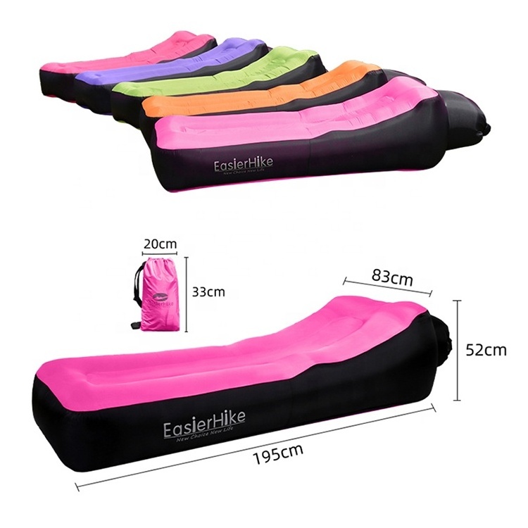 new style air lounger sofa outdoor foldable inflatable lounger for camping