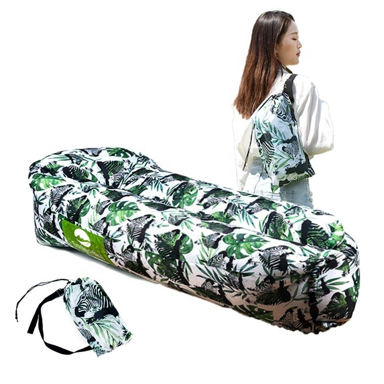 Strict QC 100% High Quality Happy Camper Beach Air Bed Inflatable Lounger Sofa