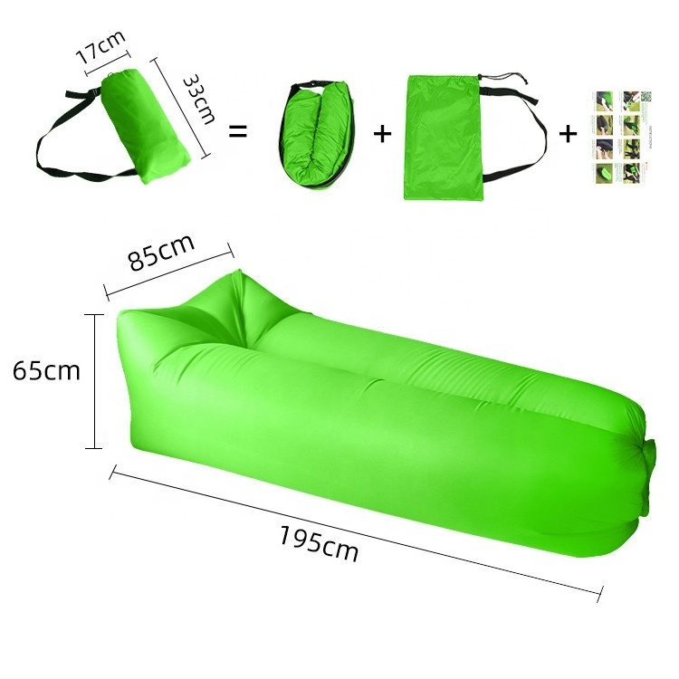 Beach Bean Bag Lazy Sofa Set Inflatable Summer Sleeping Bag Chair for Adults and Children