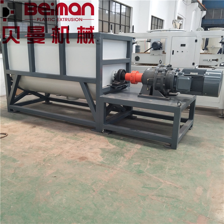 Beiman Machinery Factory good price 2000L/4000L/6000L low speed horizontal Double spiral ribbon mixer plastic blender on sale