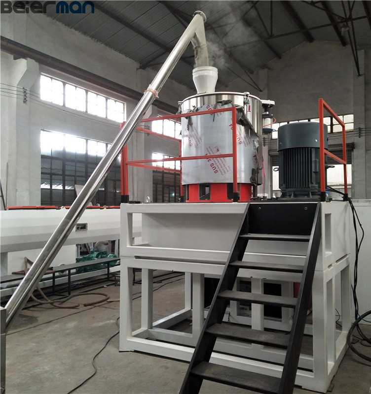 Low Price 800/1600L high speed mixer hot and cooling mixing unit pvc pp pe resin compounding mixer machine