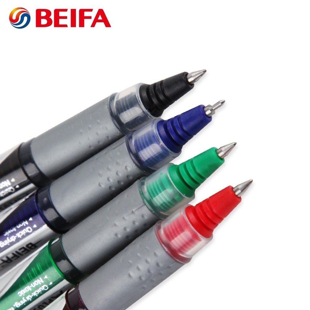 Beifa Brand RX201402 China Manufacturer Square Liquidly Free Ink Roller Tip Ball Pen