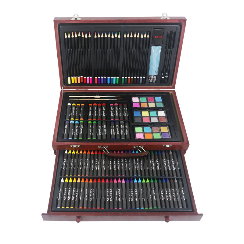 Drawing & Art Supplies Kit 143-Piece Arts And Crafts Sets For Kids Painting Set