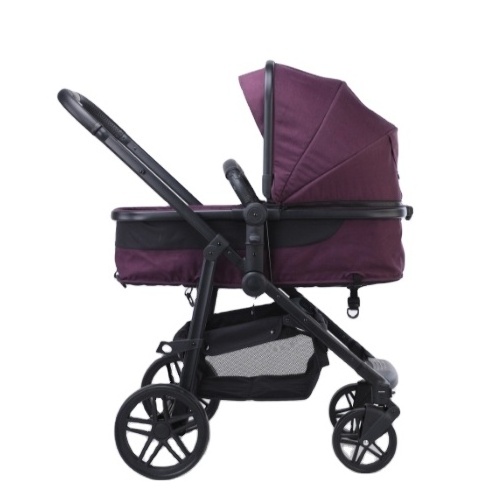 Luxury 3 In 1 Travel Compact System  With Detachable Rocker Flight Wheels Swing Baby Carriage Stroller